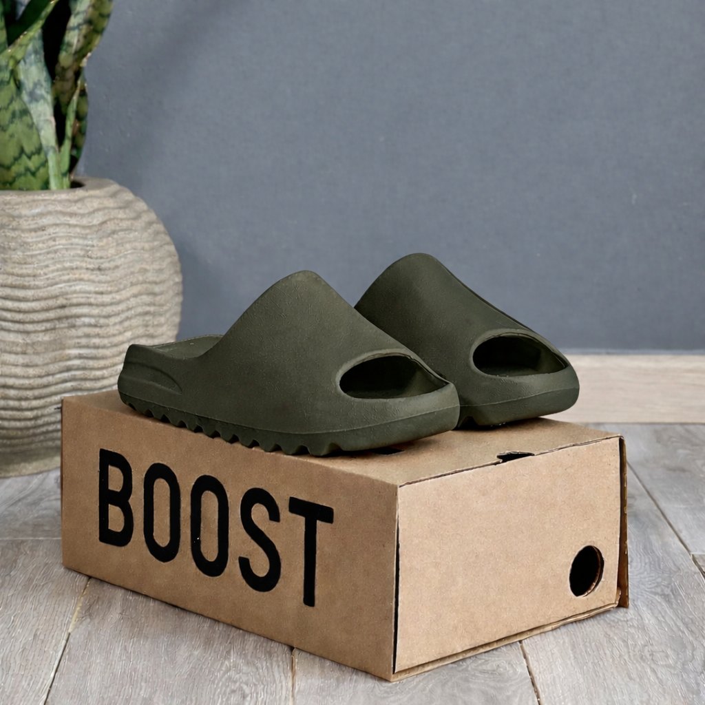 Yeezy Slide verde militar